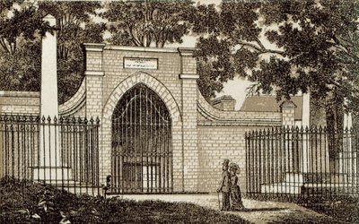 Tomb of Washington, Mt Vernon (litho) av English School
