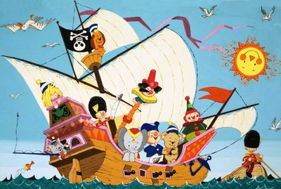 Topsy Turvy Piratskip av English School