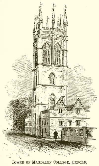 Tower of Magdalen College, Oxford av English School