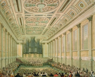 Rådhus, interiør, 1855-1875 av English School