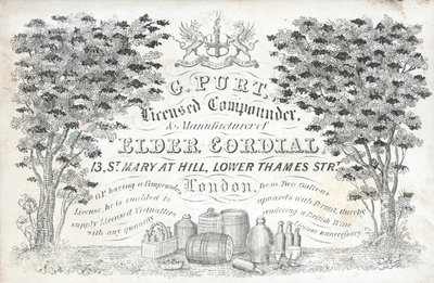 Handelskarte, G Purt von English School