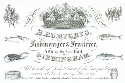 Byttekort, H Humphreys av English School