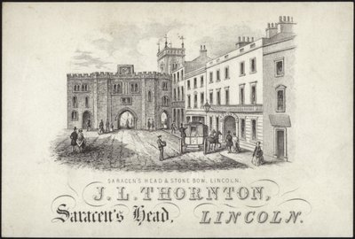 Byttekort for J L Thornton av English School