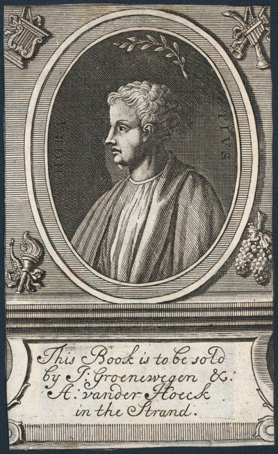 Trade card, denne boken skal selges av J Groenwegen og A Vander Hoeck av English School