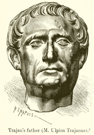 Trajans far (M. Ulpius Trajanus) av English School