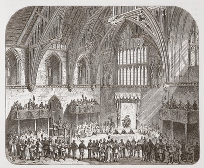 Rettssak mot Lambert i Westminster Hall av English School