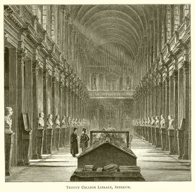 Trinity College Library, interiør av English School