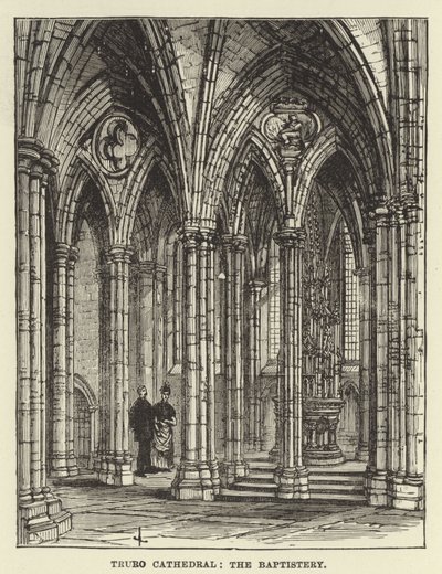 Truro katedral, dåpskapellet av English School