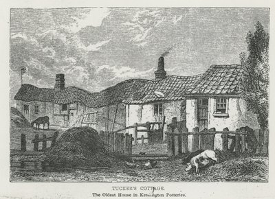 Tuckers Cottage, det eldste huset i Kensington Potteries av English School