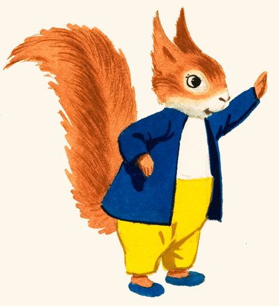 Tufty trafikksikkerhetsekornet av English School