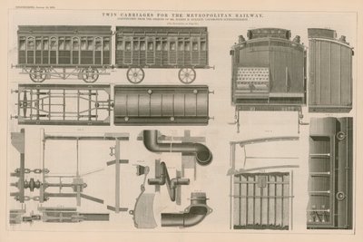 Tvillingvogner for Metropolitan Railway av English School