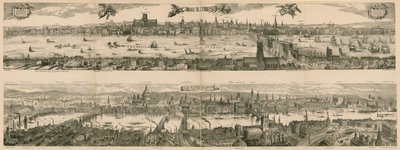 To utsikter over London: 1616 og 1890 av English School
