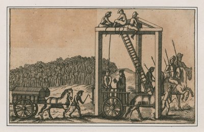 Tyburn-treet, ca. 1680 (gravering) av English School