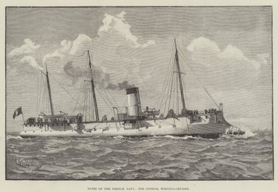 Typer av den franske marinen, Condor, Torpedo-Cruiser (gravering) av English School