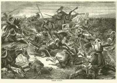 Uhlan-angrep, oktober 1870 av English School