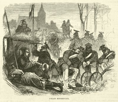 Ulanen-Treffen, September 1870 von English School