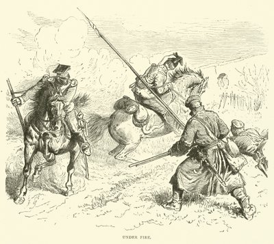 Under ild, september 1870 av English School