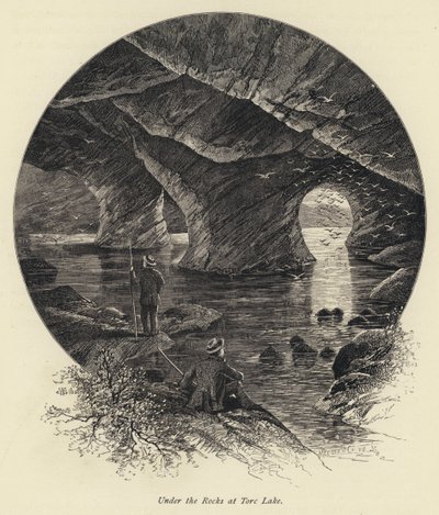 Under the Rocks at Torc Lake (gravering) av English School