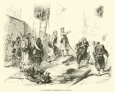 Avdekke skjulte tropper, januar 1871 av English School