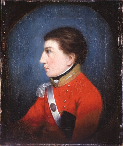 Uidentifisert infanterioffiser, ca. 1800 av English School