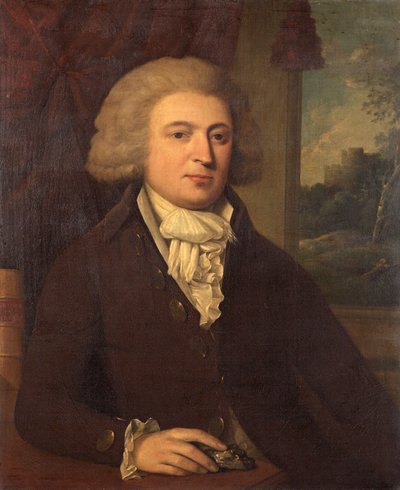 Ukjent herre med et mineralprøve, ca. 1790 av English School