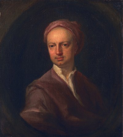 Ukjent mann, kalt Oliver Goldsmith, ca.1730 av English School