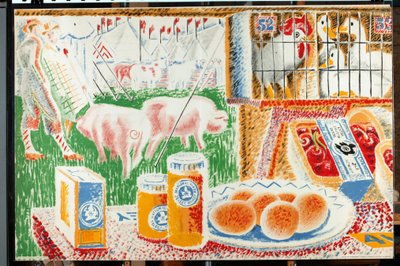 Uten tittel, fra serien 'The UK Shows her Produce' [6321241] (farge litho) av English School