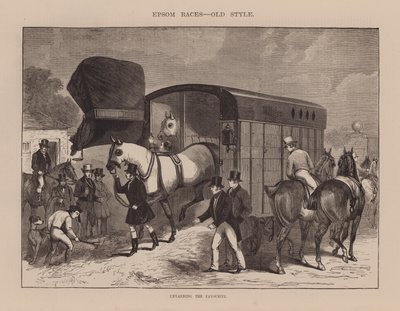 Avsløring av favoritten (gravering) av English School