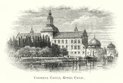 Vadstena slott, Gotha-kanalen (gravering) av English School