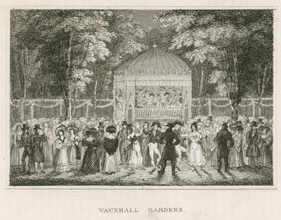 Vauxhall Gardens, London av English School