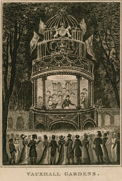 Vauxhall Gardens, London av English School