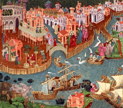 Venezia i 1338, fra «En kort historie om det engelske folket» av English School