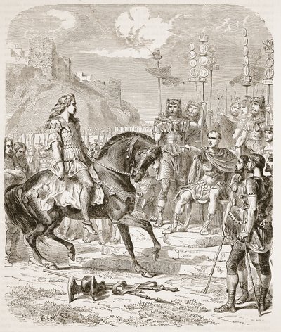 Vercingetorix før Cæsar av English School