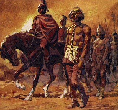 Vercingetorix tok på seg sin fineste rustning og overga seg av English School