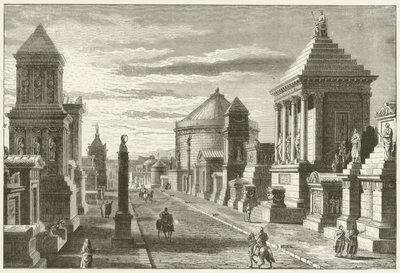 Via Appia, nær Roma av English School
