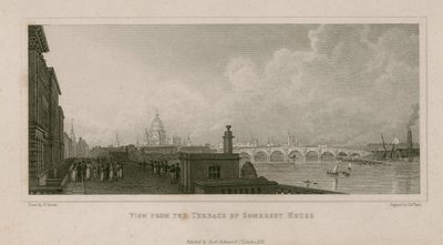 Utsikt fra terrassen til Somerset House av English School