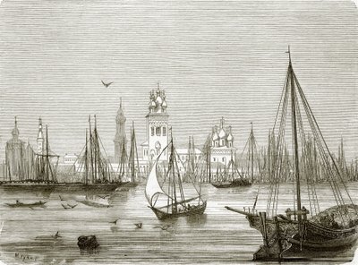 Utsikt over Astrakhan av English School