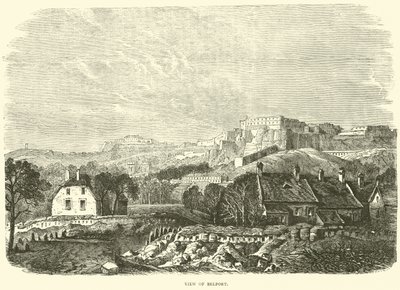 Utsikt over Belfort, oktober 1870 av English School