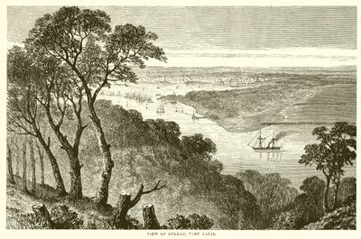 Utsikt over Durban, Port Natal av English School