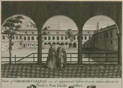 Utsikt over Gresham College av English School