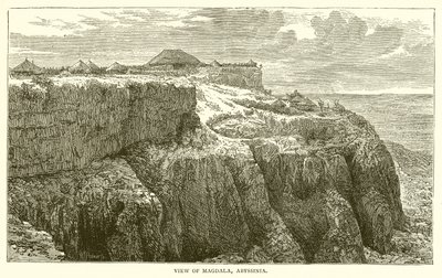 Utsikt over Magdala, Abessinia av English School