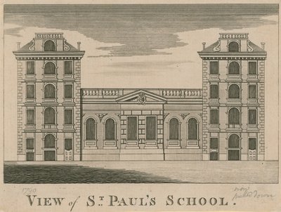 Utsikt over St Pauls School av English School