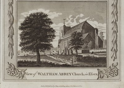 Utsikt over Waltham Abbey Church av English School