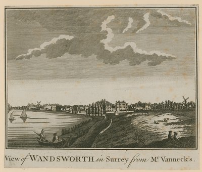 Utsikt over Wandsworth i Surrey fra Mr Vannecks av English School