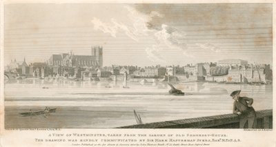 Utsikt over Westminster, tatt fra hagen til Old Somerset House av English School