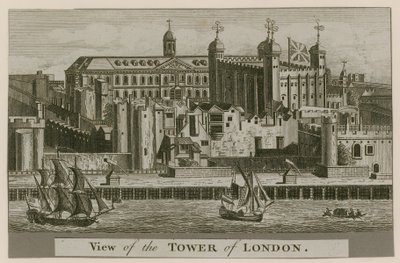 Utsikt over Tower of London av English School