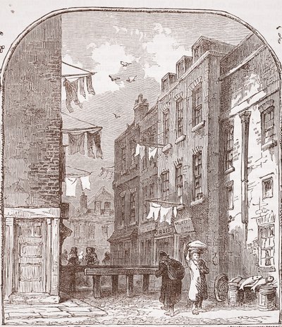 Utsikt i Rookery, St. Giles av English School