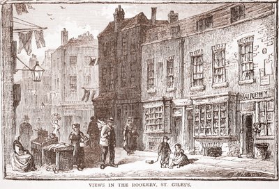Utsikt i Rookery, St. Giles av English School