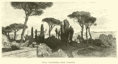 Villa Falconieri, nær Frascati av English School