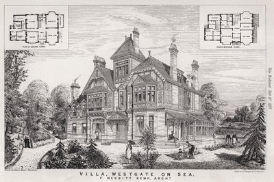 Villa, Westgate on Sea (gravering) av English School